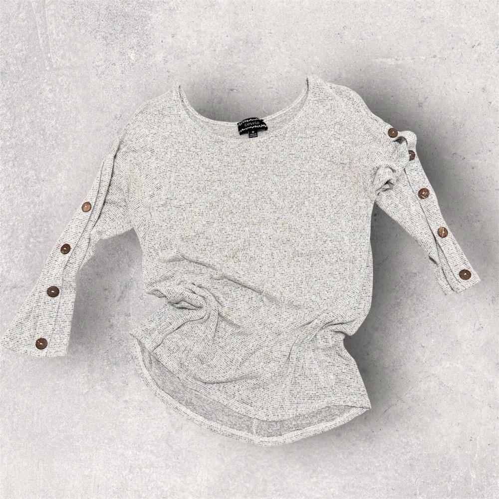 Women's Long Sleeve Top - Gray